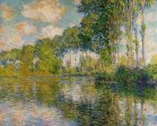 克劳德 莫奈 : Poplars on the Banks of the River Epte